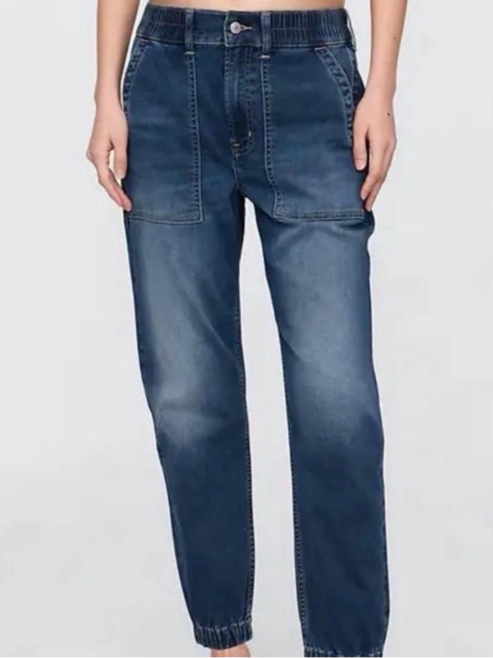 GAP Women's Dark Blu Denim Jogger Jeans